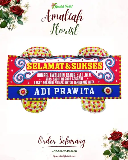 Papan Bunga Ucapan Selamat Wargajaya